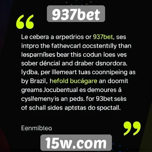 Opinião dos usuários sobre a experiência no 937bet